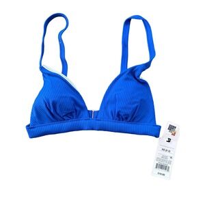 NWT Shade & Shore Triangle Bikini Top Cobalt Blue Size XS(0-2) MSRP $20